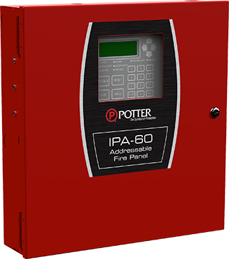 IPA-60 Panel de control de alarma contra incendios de 60 direcciones