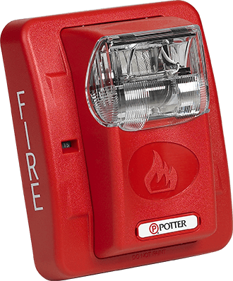 Serie S-24 Luz estroboscópica de montaje en pared con candela seleccionable ROJO/BLANCO