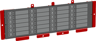 SB-24 Tablero de control con 24 interruptores programables