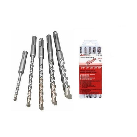 Kit Brocas P/ Concreto SDS Plus 2 Cutter 3/16" x 1/2"