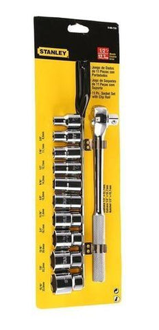 Juego de Dados Mando 1/2" Pulgadas (11 piezas)