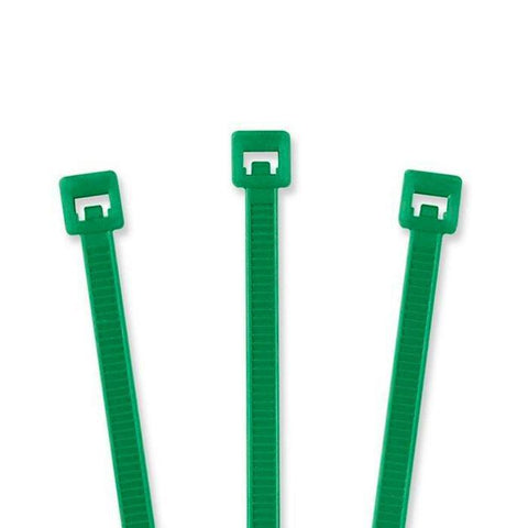 Cincho / Sujetacable de Nylon 5.5" Verde Blister