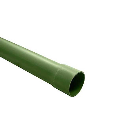 Tubo PVC Conduit Pesado Verde con Campana